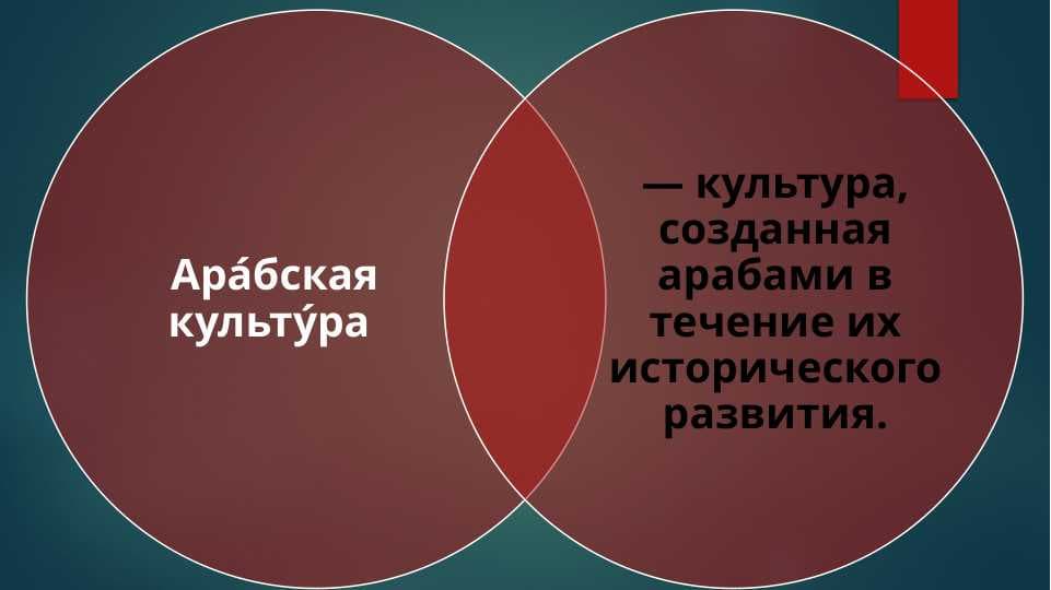 Арабская культура