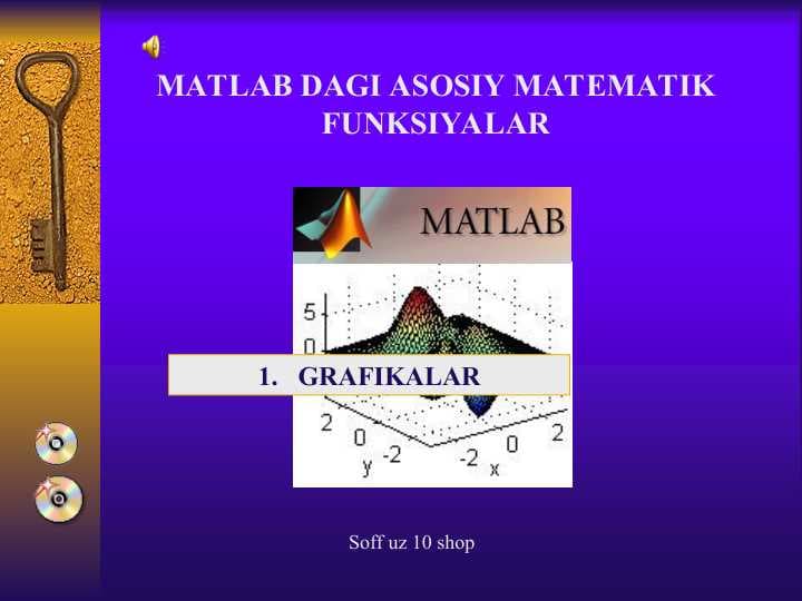 MATLAB DAGI ASOSIY MATEMATIK FUNKSIYALAR