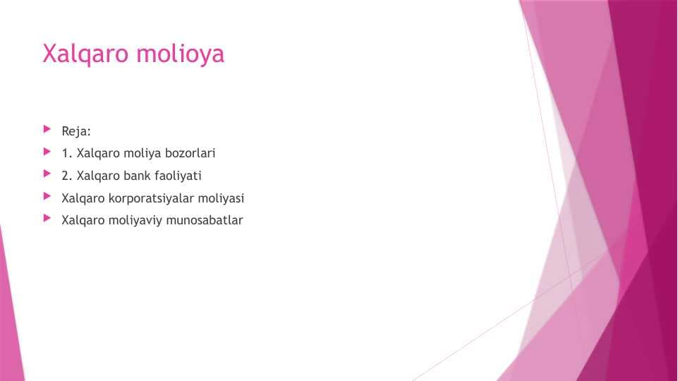 Xalqaro molioya