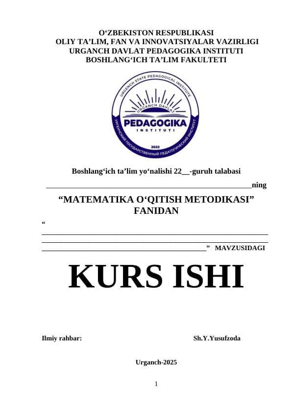 Xalqaro baholash dasturlari va ularning boshlang‘ich ta’limga ta’siri