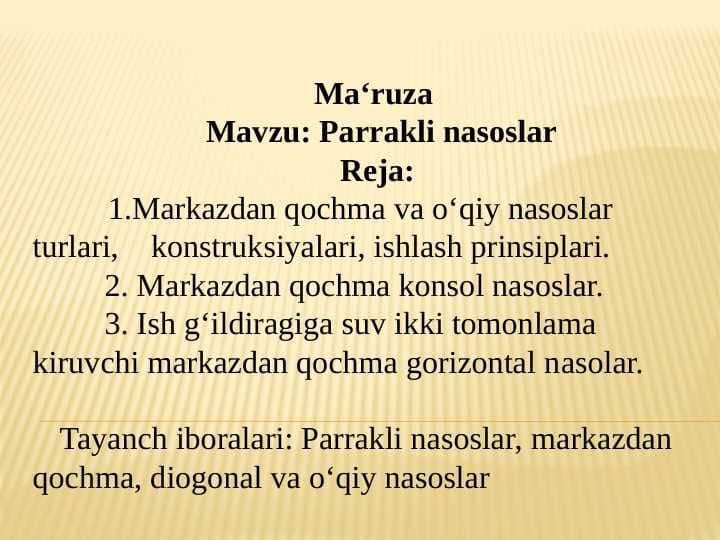 Parrakli nasoslar