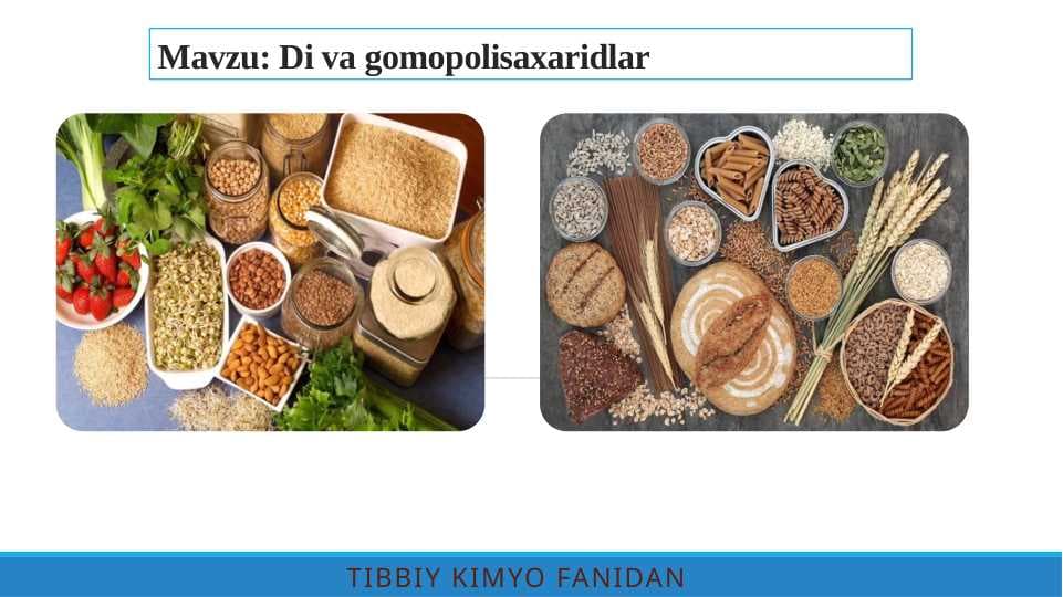 Di va gomopolisaxaridlar