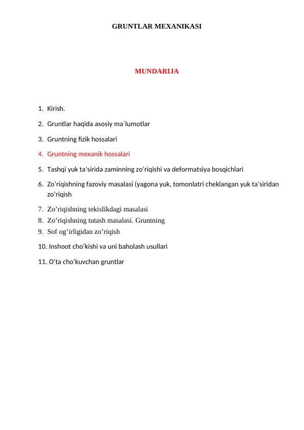 GRUNTLAR MEXANIKASI