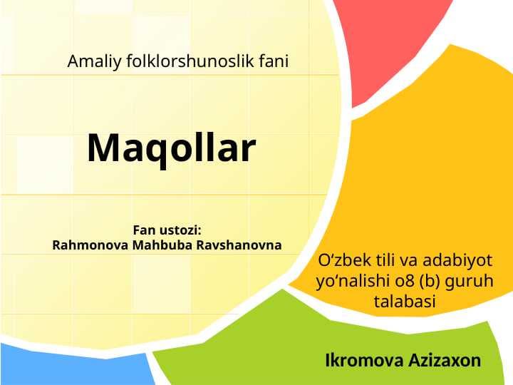 Maqollar
