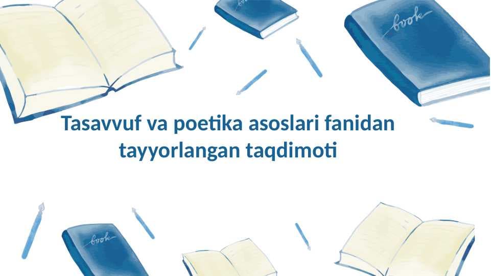 Tasavvuf va poetika asoslari