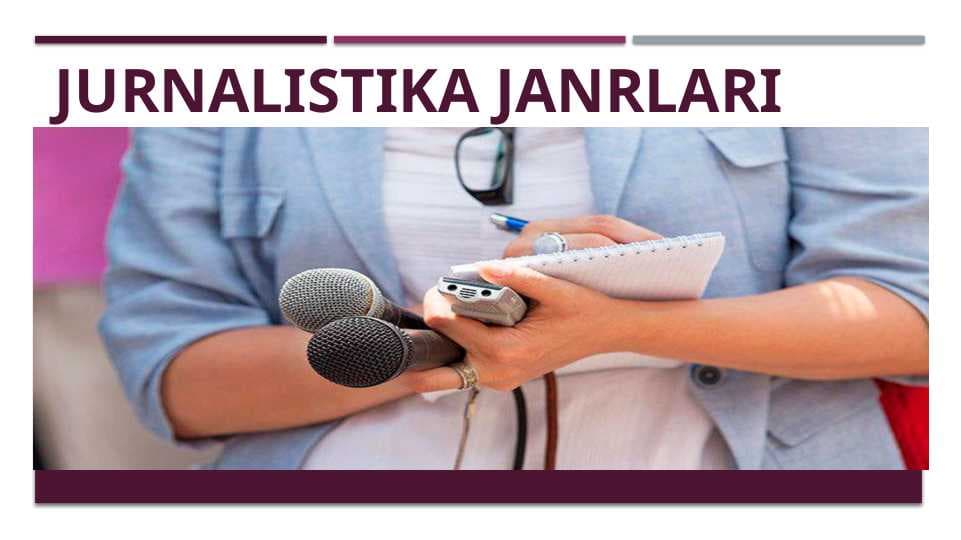 Jurnalistika janrlari