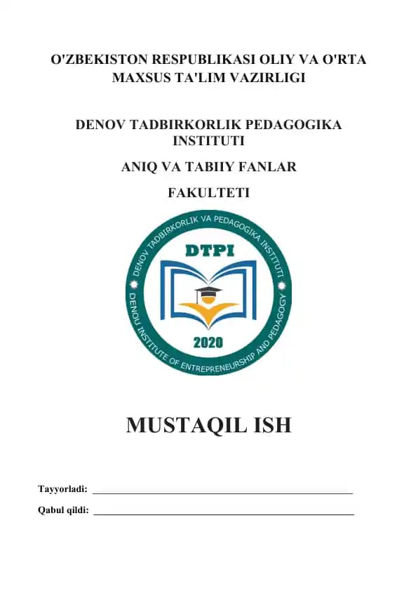 Shteyner teoremasi va uning tadbiqlari. Referat 15 bet.