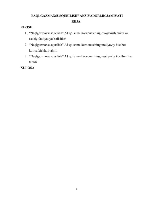 NAQLGAZMAXSUSQURILISH” AKSIYADORLIK JAMIYATI