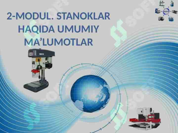 Metall kesish stanoklarining tasnifi