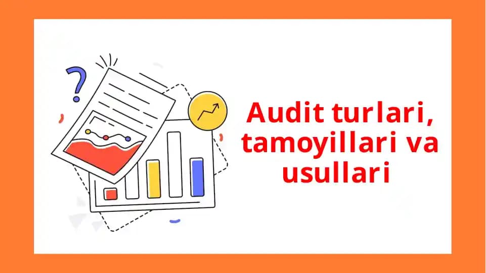 Audit turlari, tamoyillari va usullari