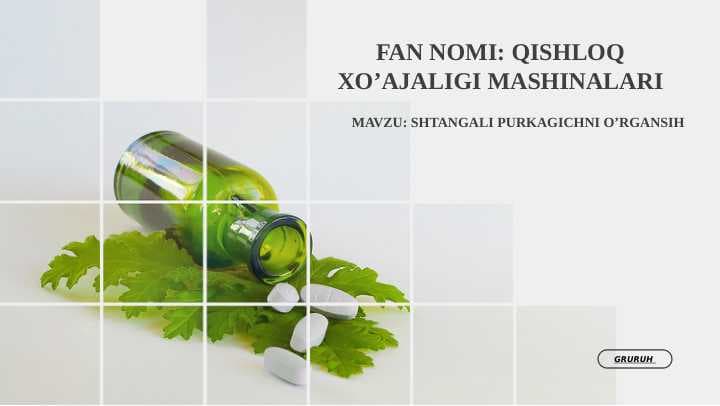 Qishloq xo'jaligi mashinalari