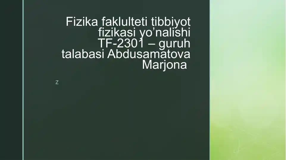 Chiziqli tezlatkichlar tuzilishi va ishlash prinsipi