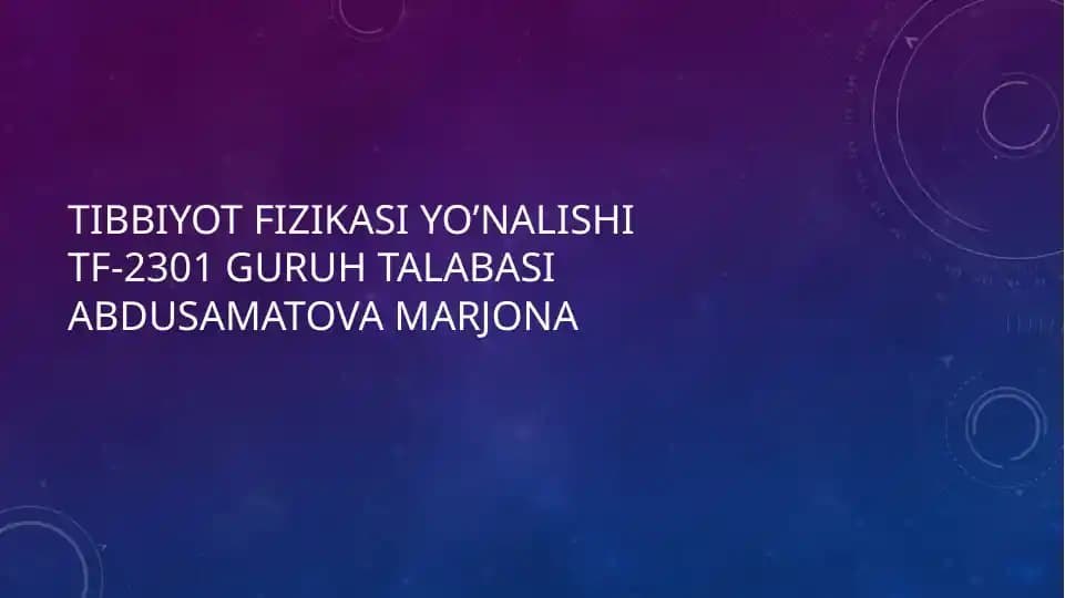 ZARYADLANGAN ZARRACHANING MAGNIT VA ELEKTR MAYDONDA HARAKATI