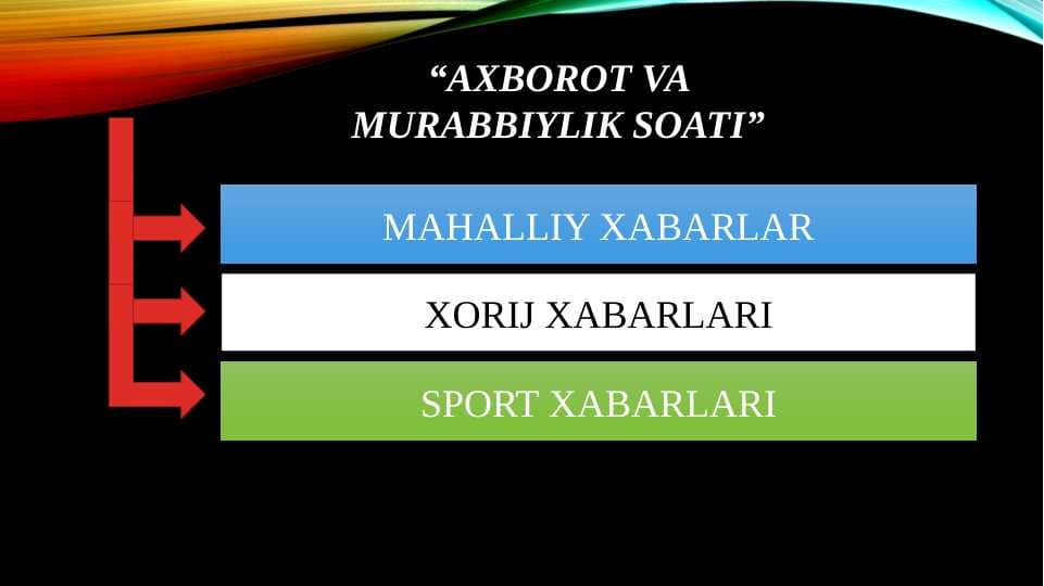 AXBOROT VA MURABBIYLIK SOATI
