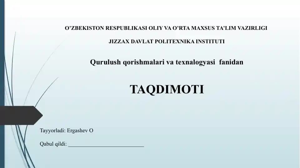 Kinav mahsuloti ishlabchiqarish texnologiyasi