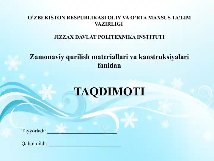 Shtukaturka aralashmalari klassifikatsiyas