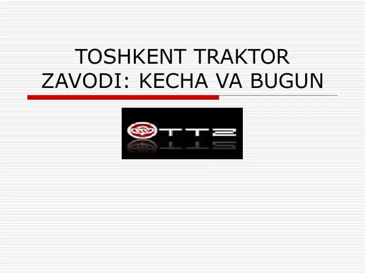 Toshkent Traktor Zavodi