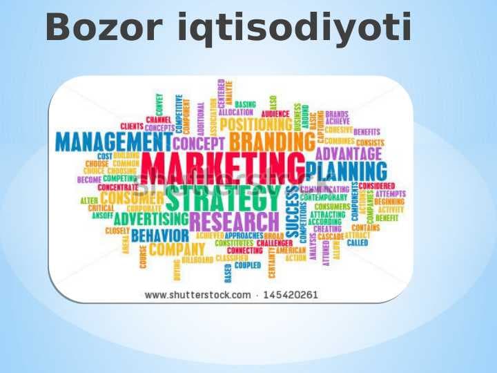 Bozor iqtisodiyoti