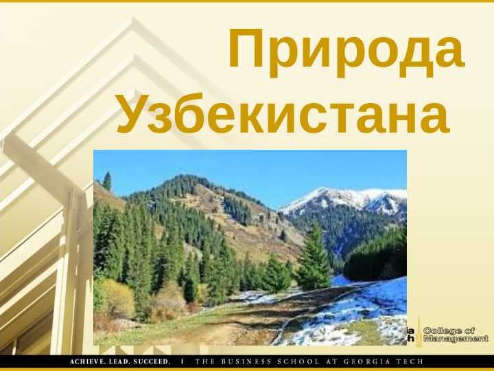 Природа Узбекистана