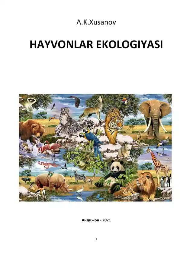 Hayvonlar Ekologiyasi