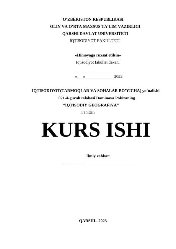 Dunyo siyosiy va iqtisodiy xaritasi