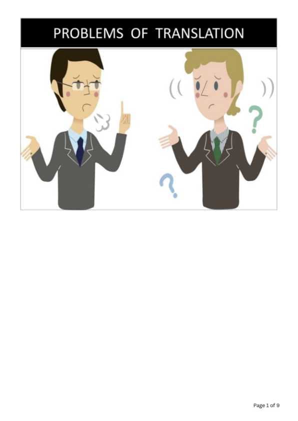 Gramaticla problem in translation
