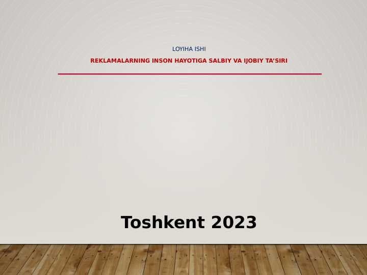 Reklamaning inson hayotiga ijobiy va salbiy ta'siri