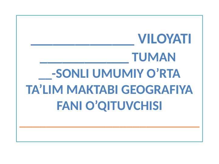 9-sinf geografiya Amerika Qo‘shma Shtatlari