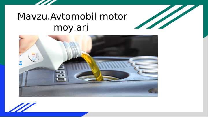 Avtomobil motor moylari