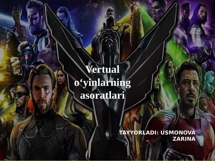 Vertual oyinlar asoratlari
