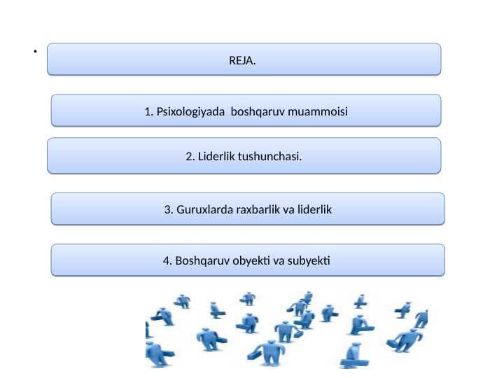 Psixologiyada  boshqaruv muammoisi