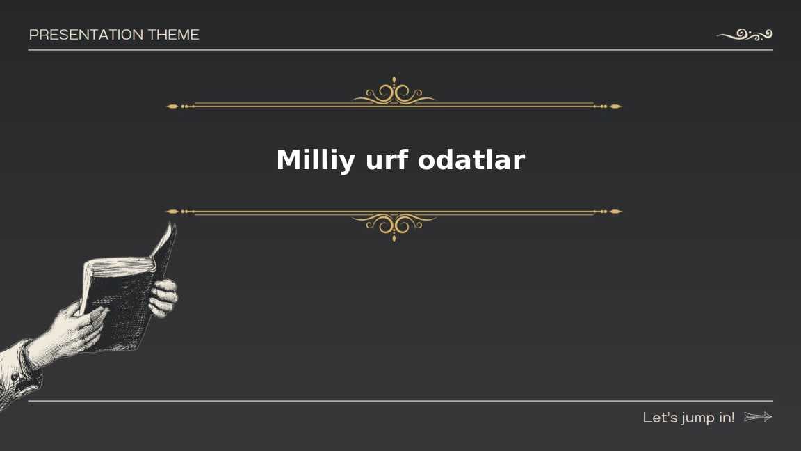 Milliy urf odatlar