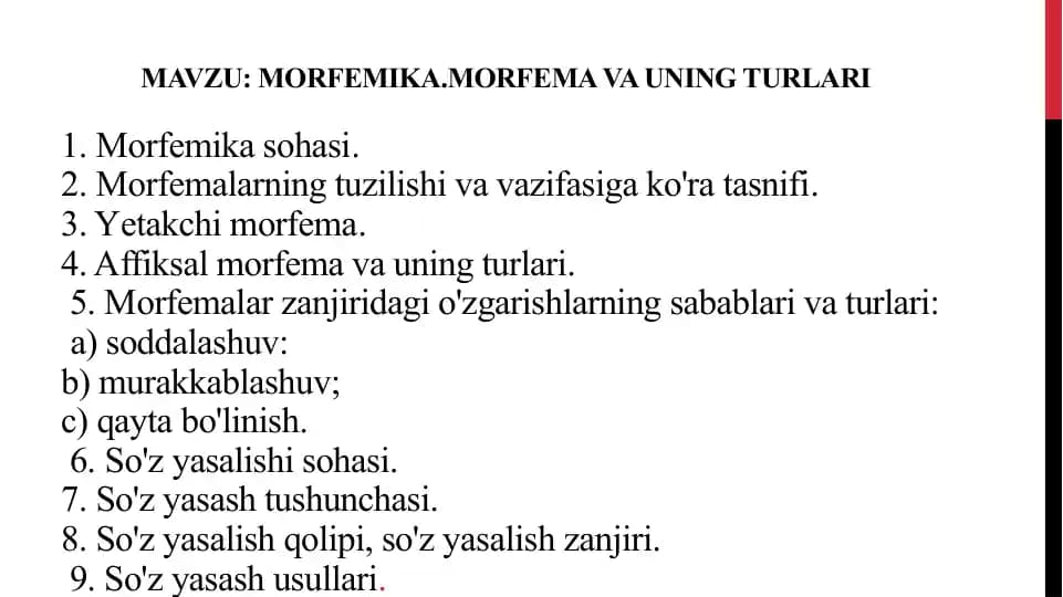 Morfemika