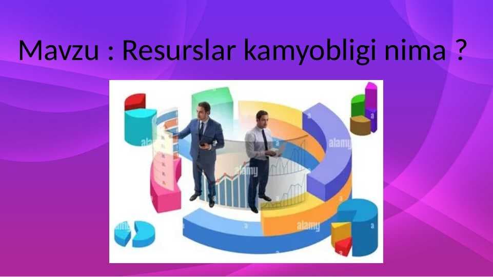 Resurslar kamyobligi nima