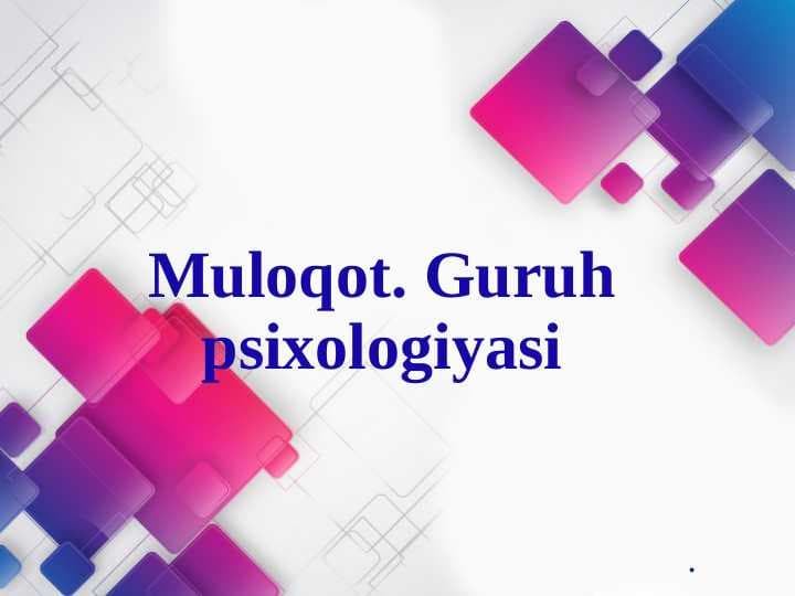 Guruh psixologiyasi