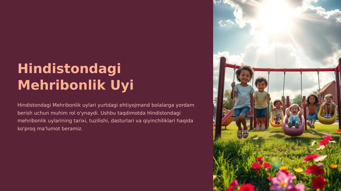 Hindistondagi Mehribonlik Uyi
