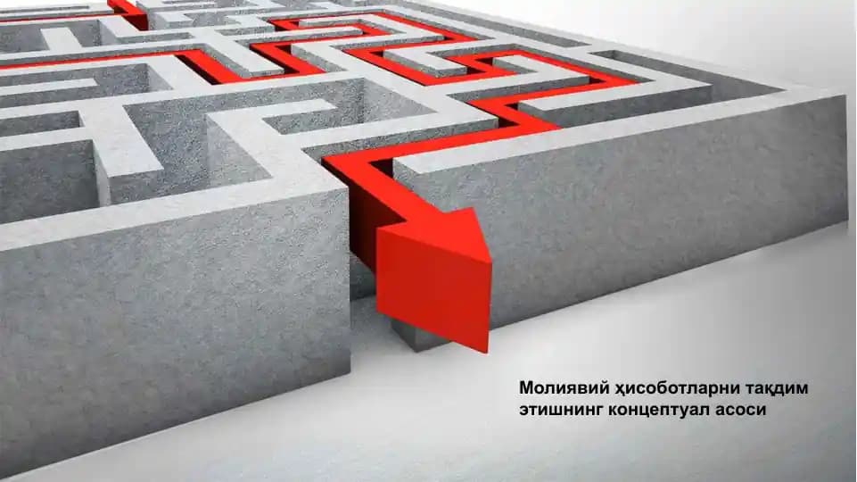 Молиявий ҳисоботларни тақдим этишнинг концептуал асоси