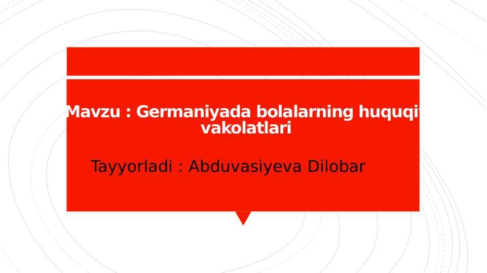 Germaniyada bolalar