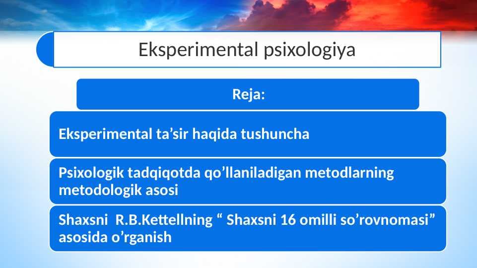 Eksperimental psixologiya