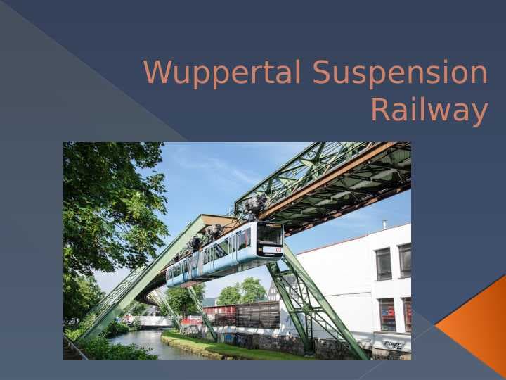 Wuppertal Suspension Railway