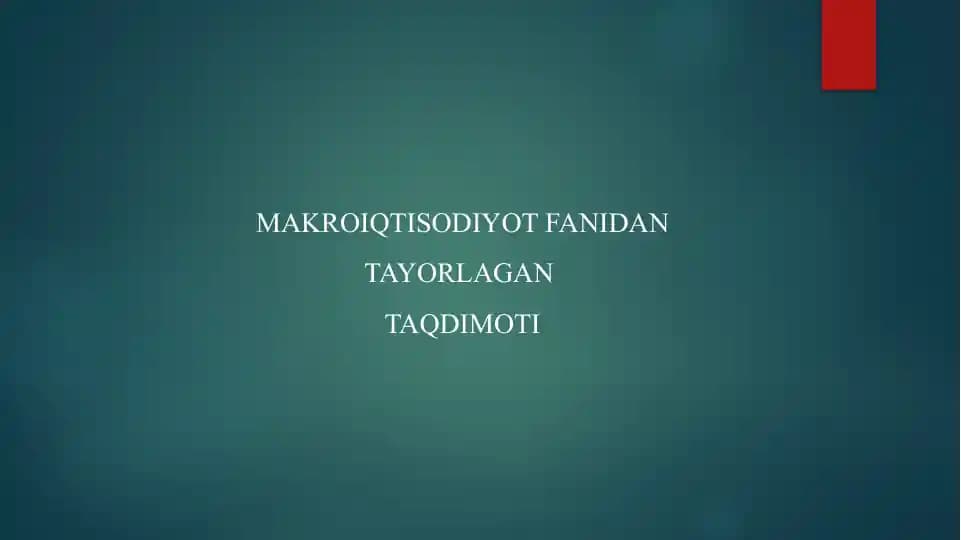 Yalpi talab va yalpi taklif modeli