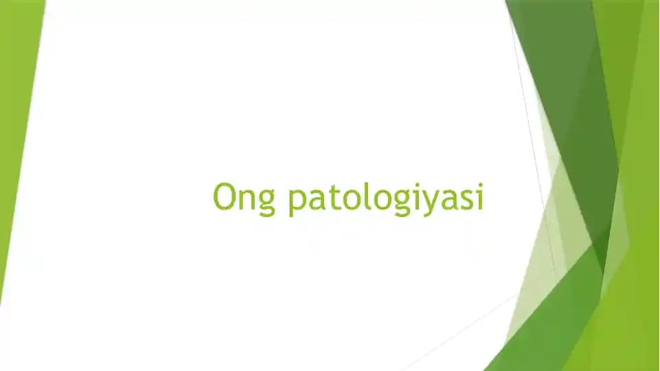 Ong patologiyasi