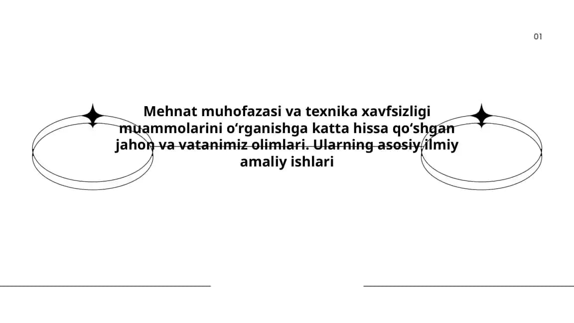 Mehnat muhofazasi va texnika xavfsizligi