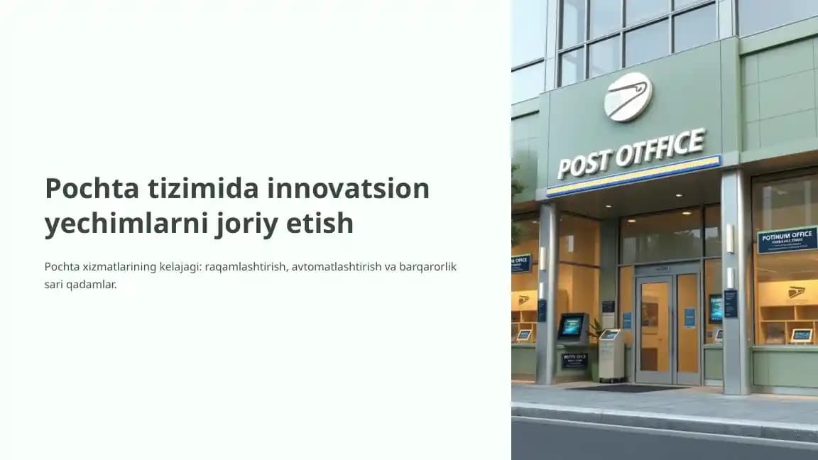 An'anaviy pochta tizimining muammolari