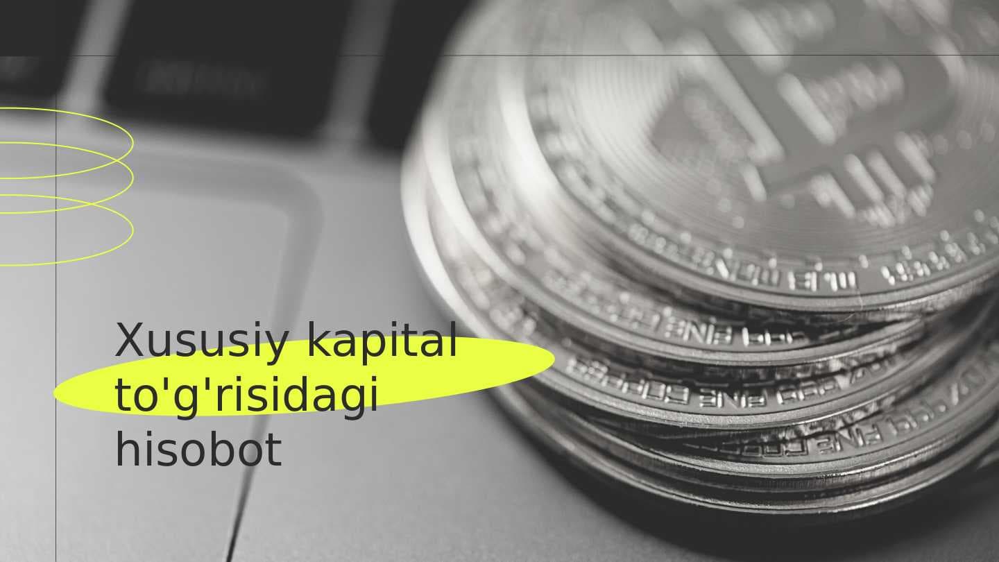 xususiy kapital to'g'risidagi hisobot