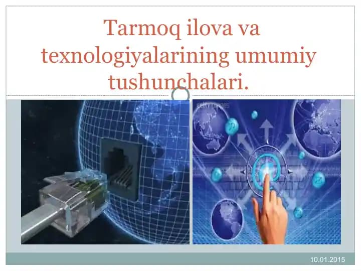 Elektron pochta va kompyuter tarmoqlari