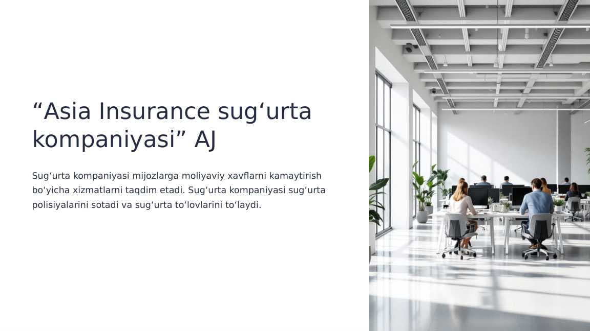 “Asia Insurance sug‘urta kompaniyasi” AJ