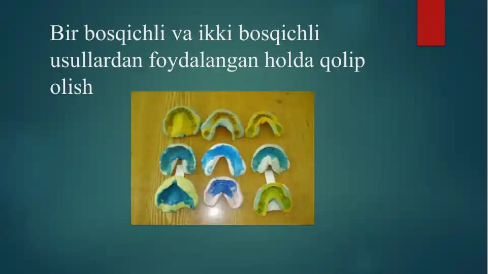 Qolip olish usullari