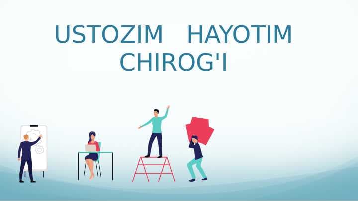 Ustozim hayotim chirog'i