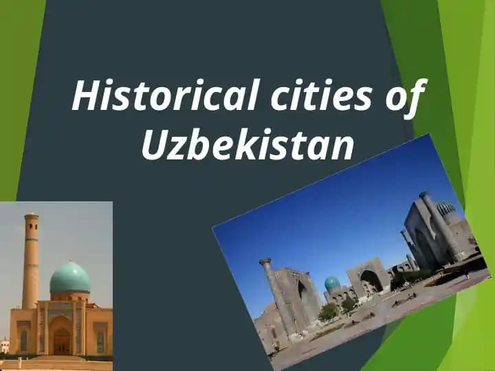 Historical cities of Uzbekistan